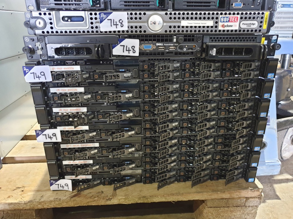 7x rack type servers