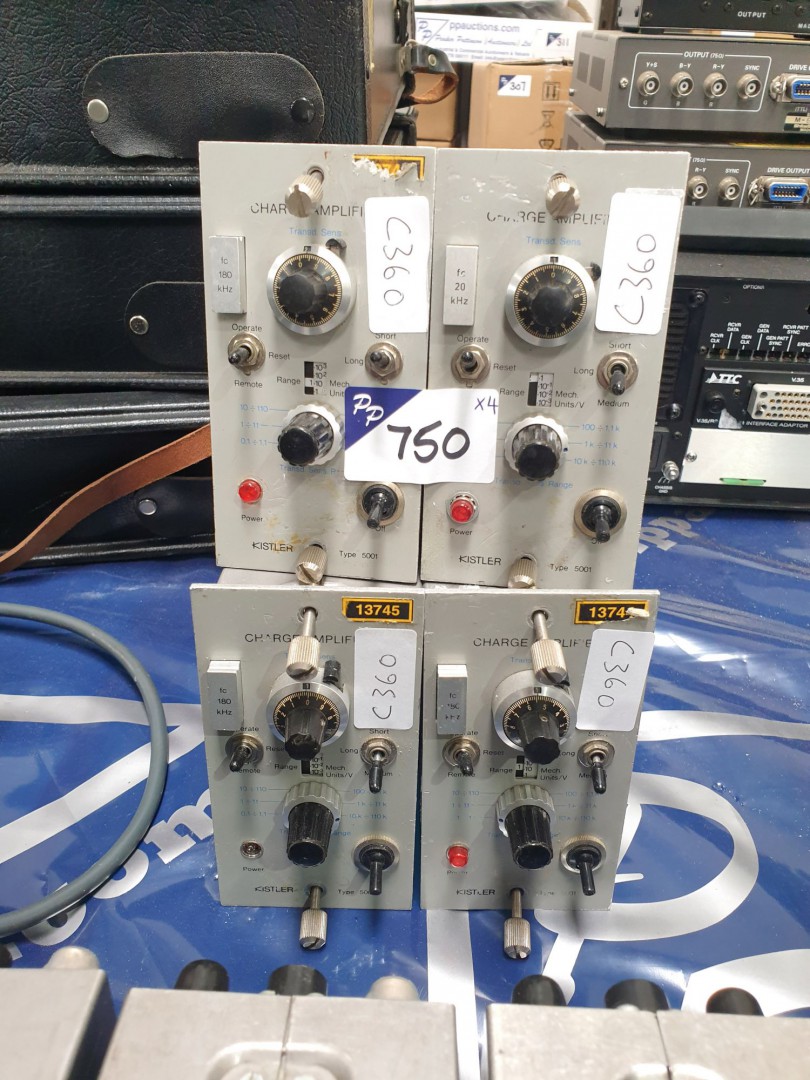 4x Kistler Kiag 5001 charge amp (C360)