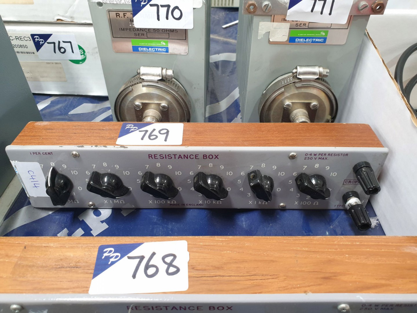 Cropico RM6B resistance box, 6 decade (C414)