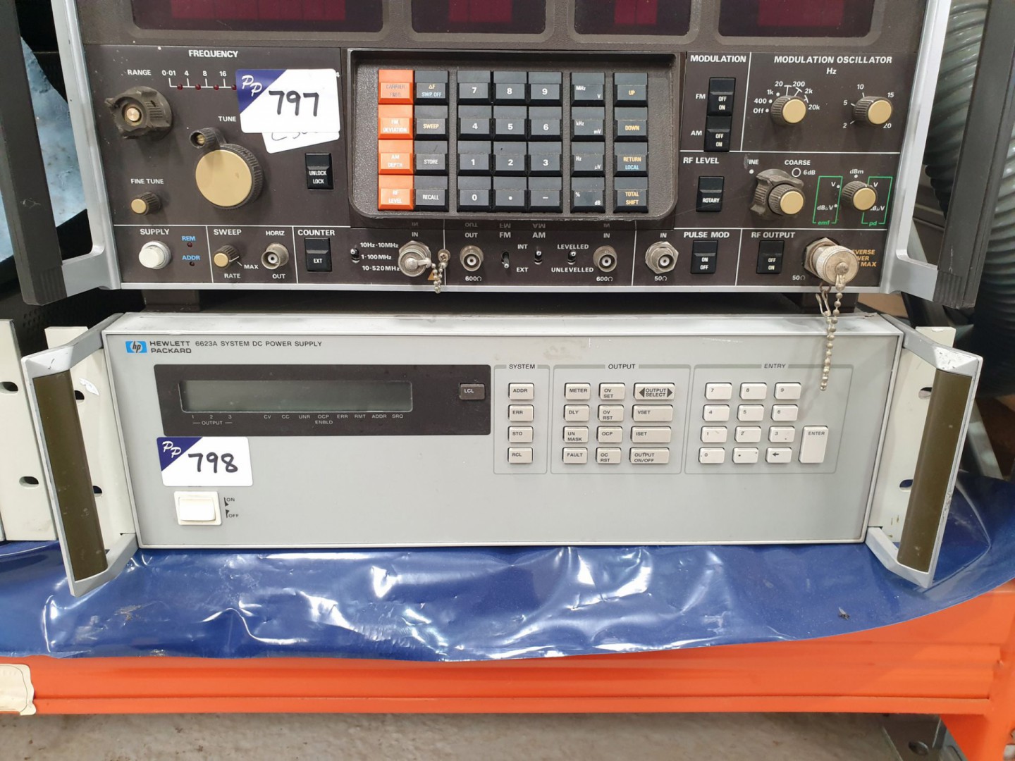 HP 6623A triple output PSU, 0-7v / 0-5A or 0-20v /...