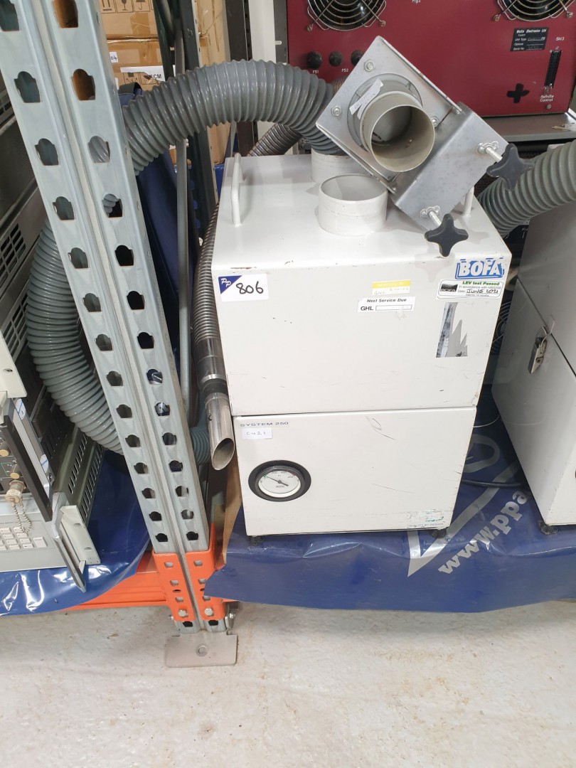 Bofa system 250 fume extractor with pipes (C421)