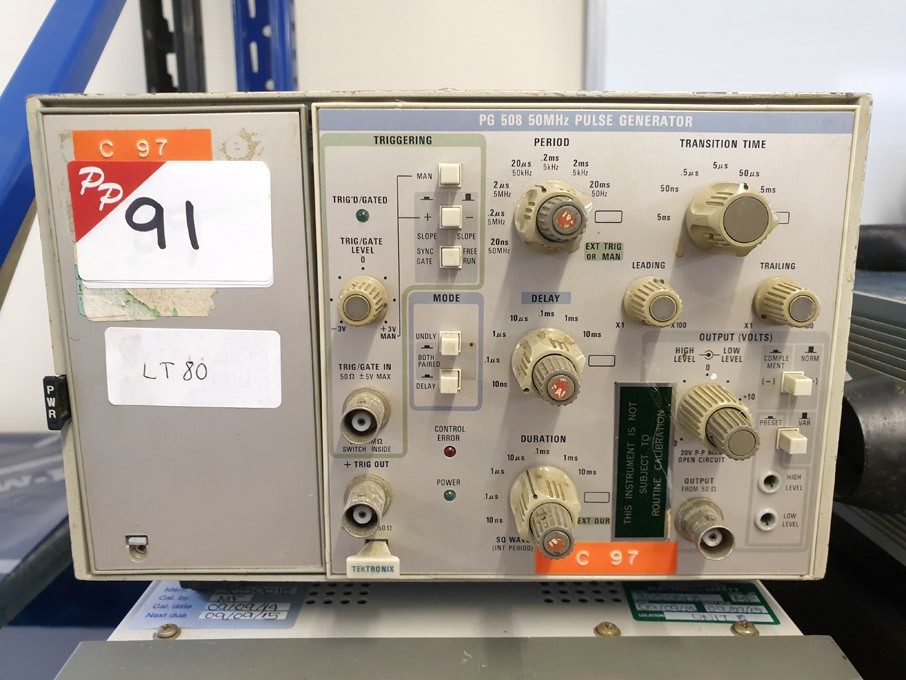 Tektronix TM503 & PG508 pulse generator, 50MHz...