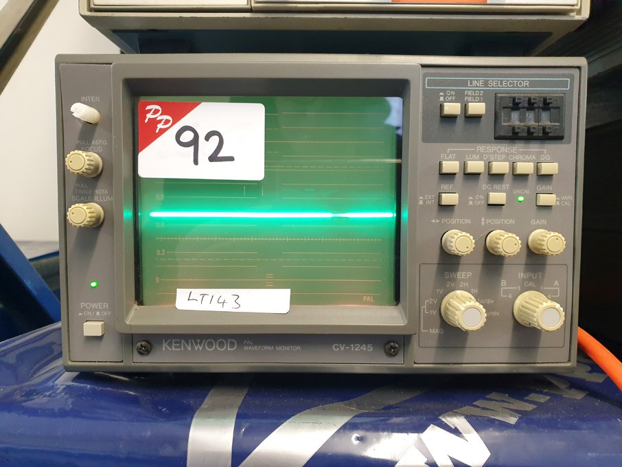 Kenwood CV-1245 pal waveform monitor - lot located...