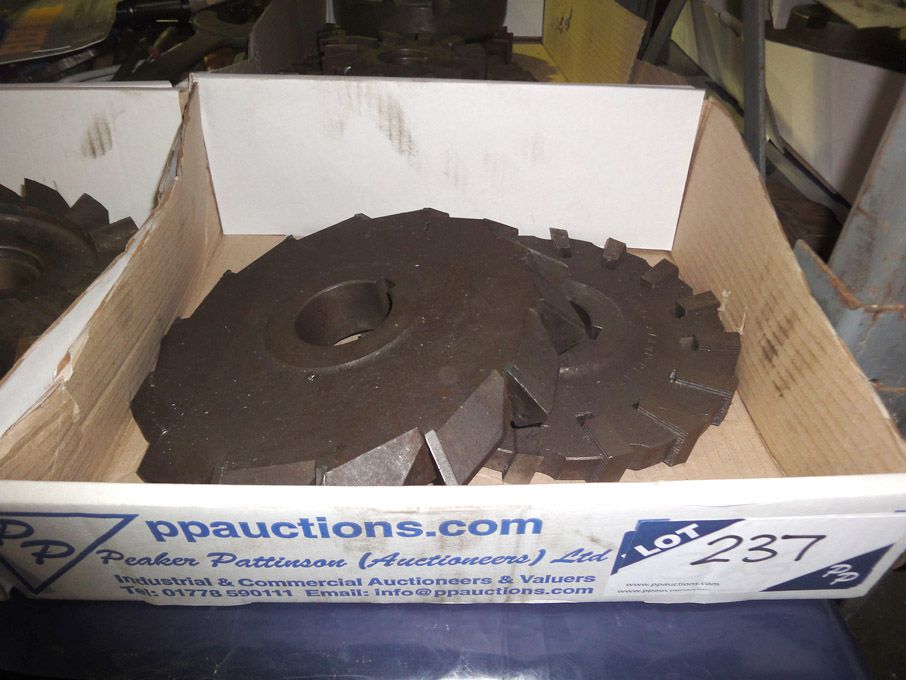 2x tip milling cutters to 12" approx - lot locat...