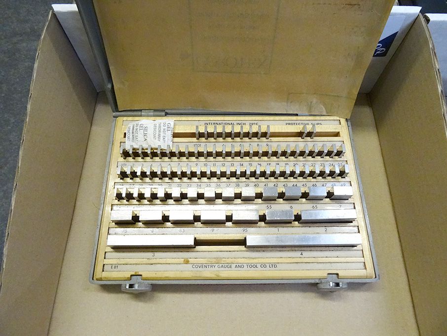 Coventry E81 imperial slip gauge set