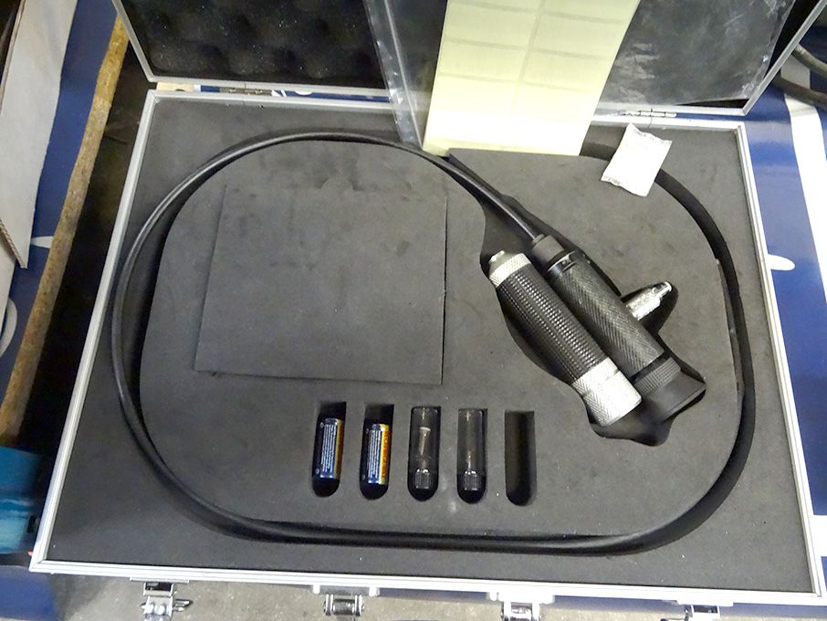Endoscope with equipment in case