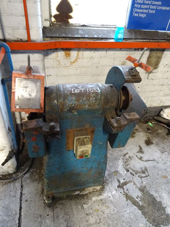 10" heavy duty double ended grinder - Lot located...