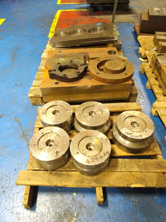 Qty H13 tool steel Massey 1800 ton mechanical pres...