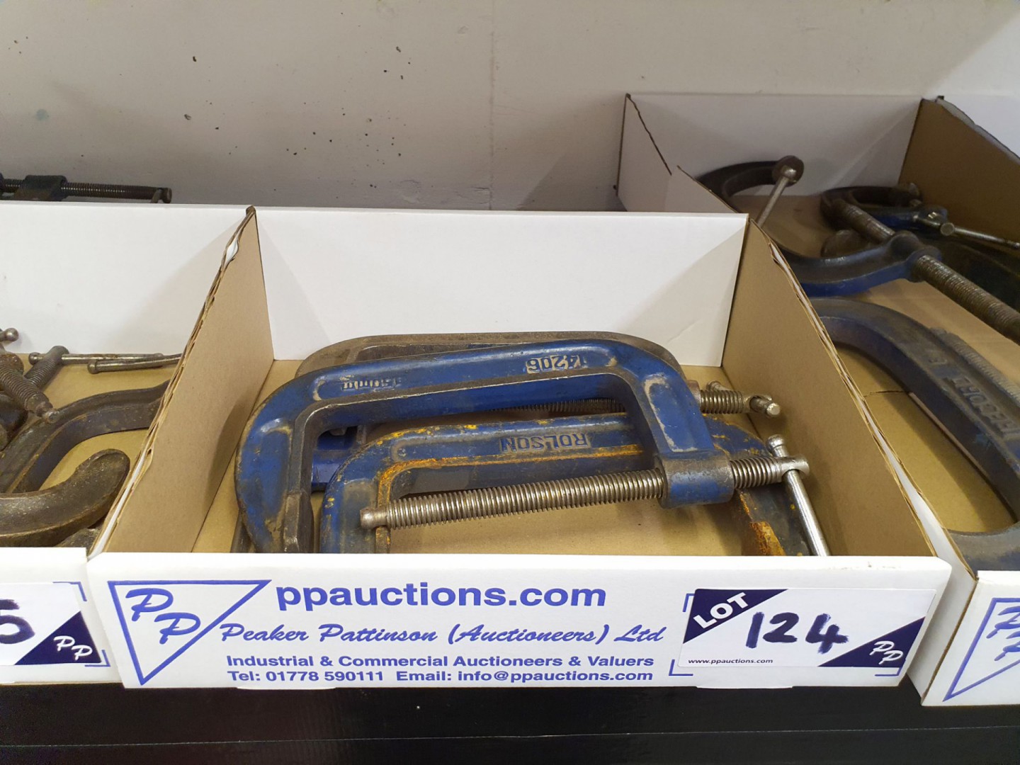 4x 150mm G-clamps