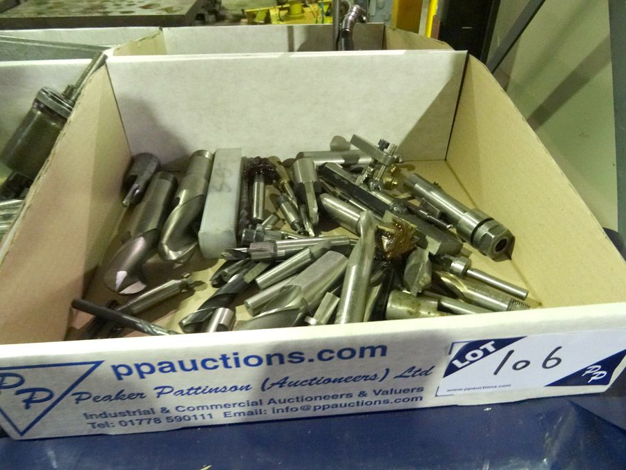 Qty Clarkson etc HSS drills, cutters etc to 30mm a...