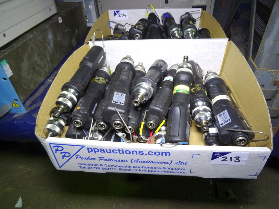 19x Kolver FAB 12RE electric drivers - lot located...