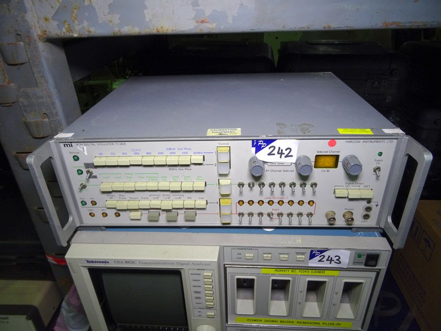 Marconi TF2828 PCM digital simulator - lot located...