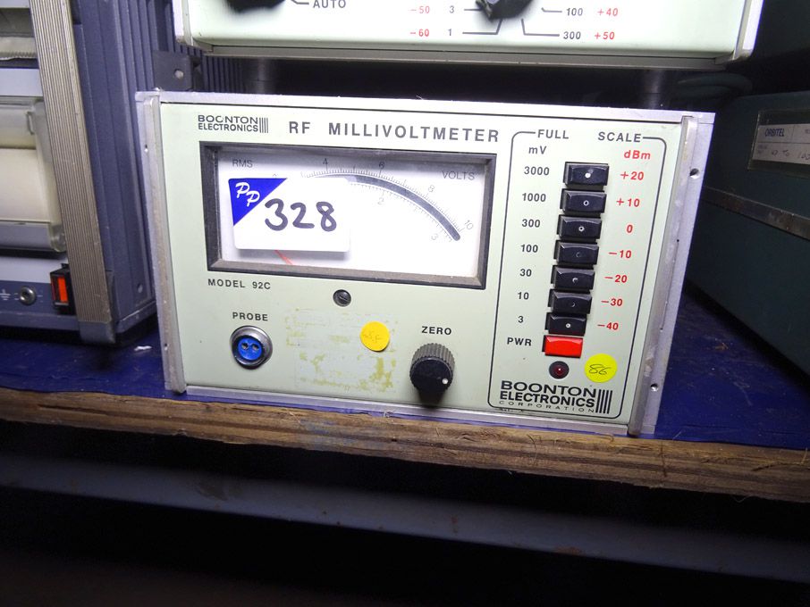 Boonton Electronics 92C RF millivoltmeter - lot lo...