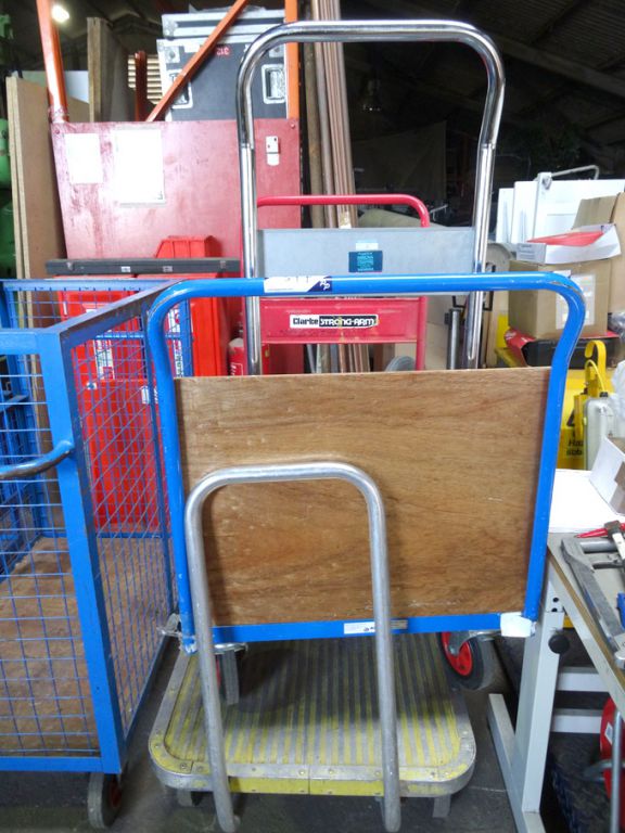 3x various mobile trolleys - lot located at: Aunby...