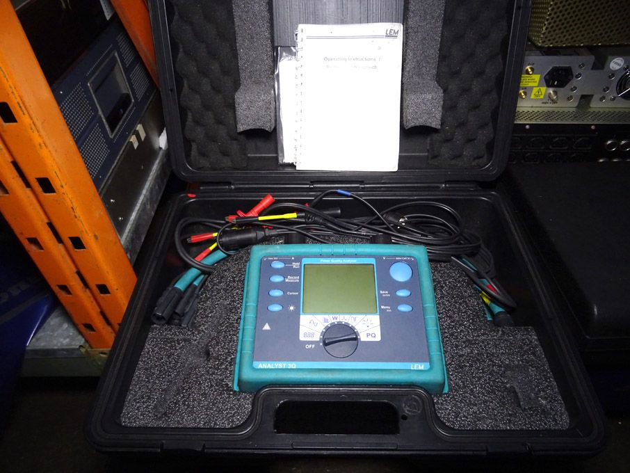 Lem Analyst 3Q power quality analyser with equipme...