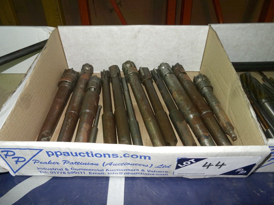 Qty various taper shank boring bars - lot located...
