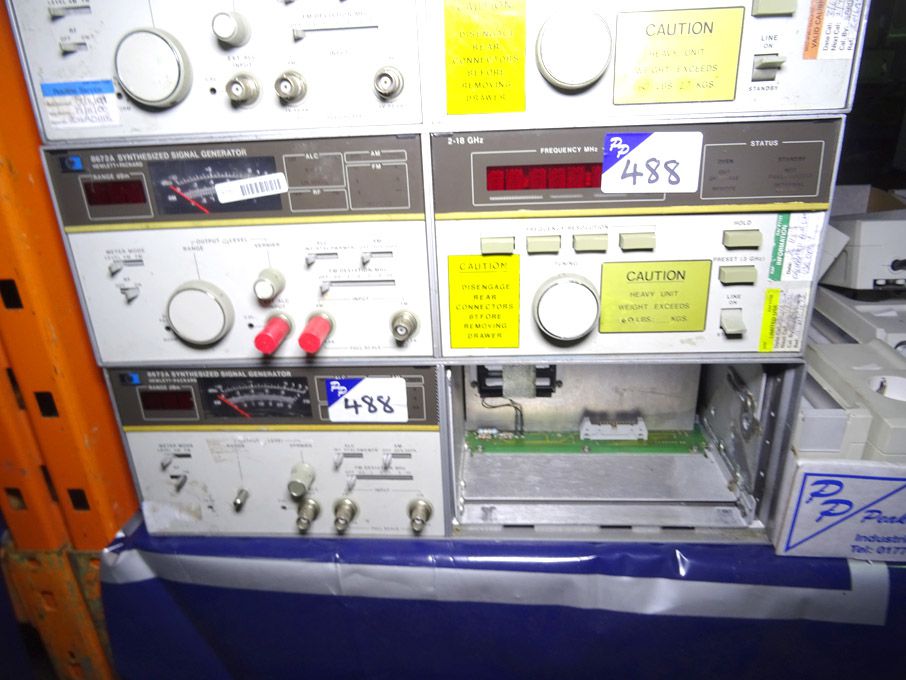 2x HP 8672A synthesised signal generators, 2 - 18G...