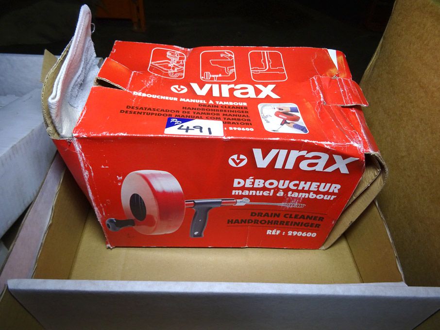 Virax 290600 manual drain cleaner (boxed) - lot lo...