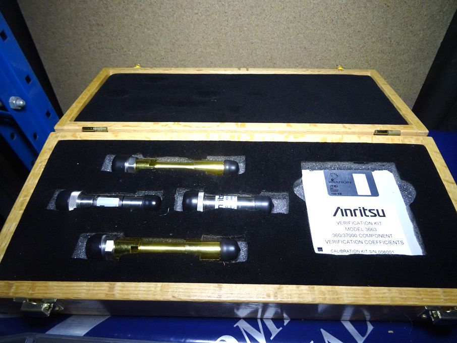Anritsu 3663 N verification kit in wooden box - lo...