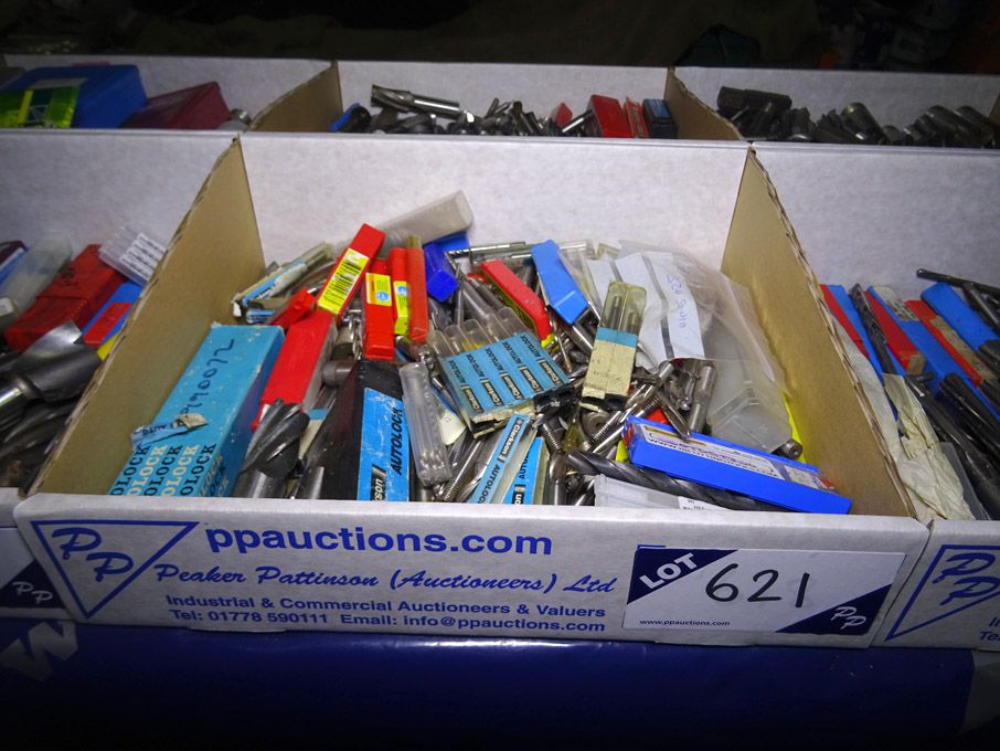 Qty various end mills to 20mm - lot located at: PP...