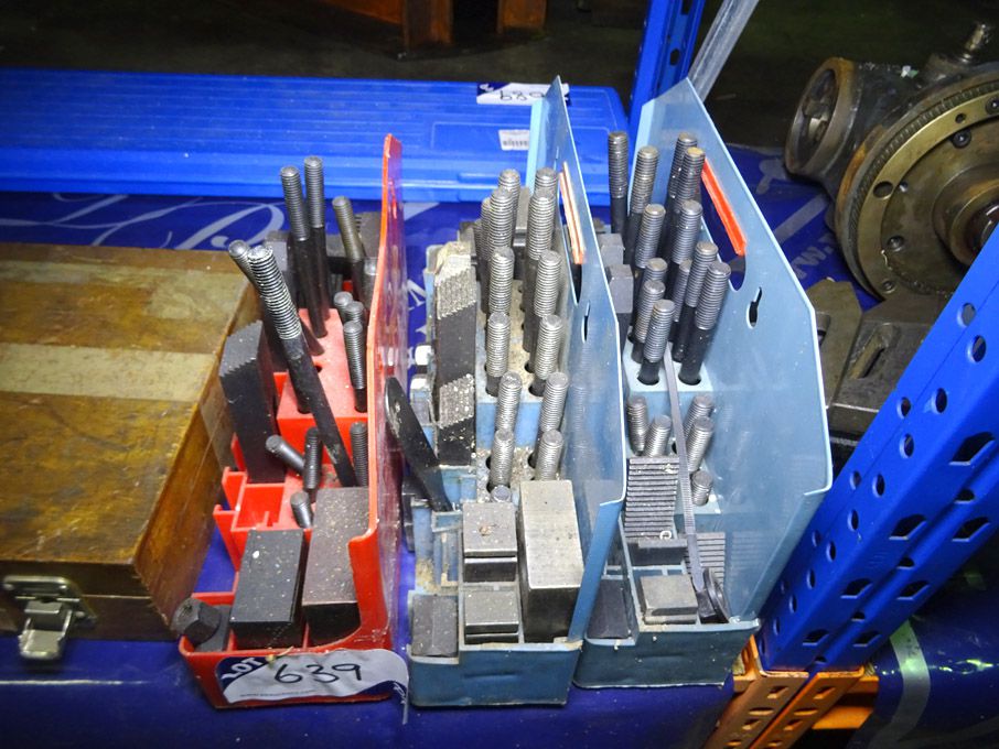 3x various clamping sets in trays - lot located at...