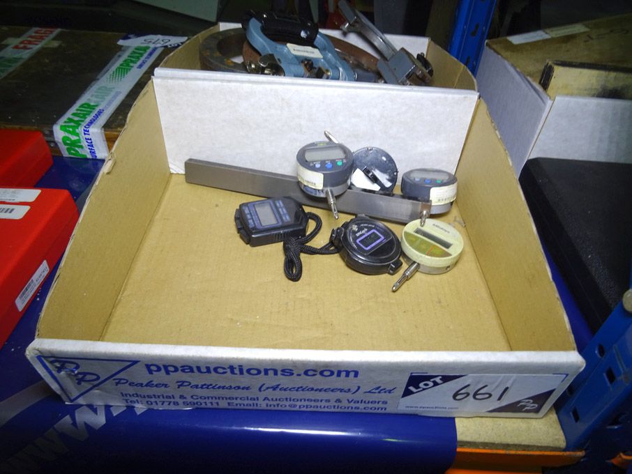 Qty various dial gauges / timers etc - lot located...