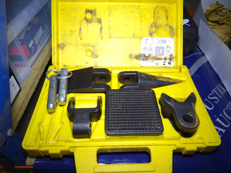 Hale fire pump equipment in carry case, Hurst Jaws...