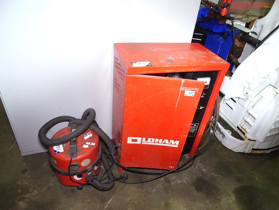Oldham battery charger & industrial vacuum cleaner...