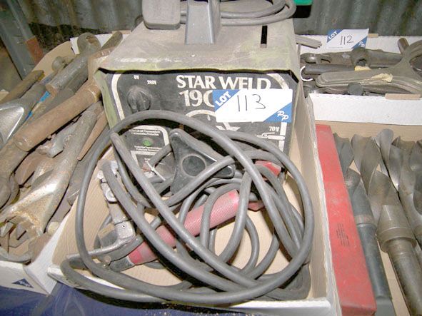 Starweld 190 portable welder - Located at PP Store...