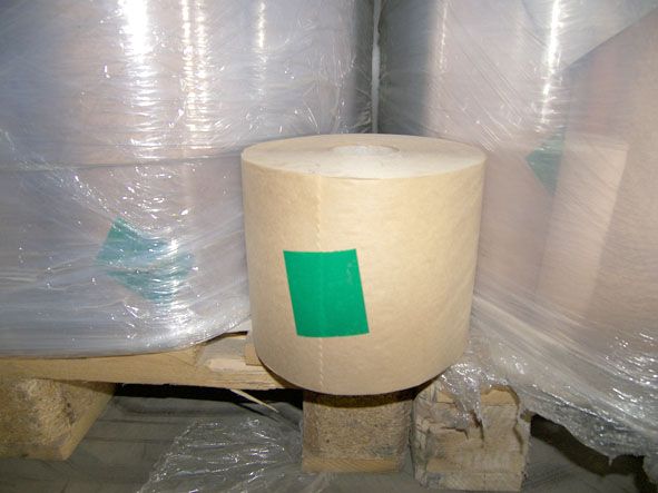 50 rolls 150mm wide brown paper - Located at PP St...