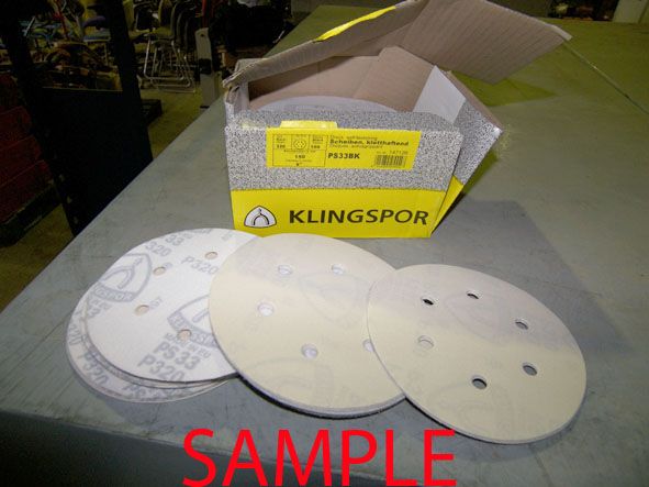 20 boxes (100 per box) Klingspor sanding discs, 15...