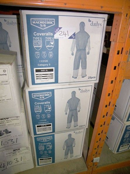 Macrocool Type 5 & 6 coveralls, 75x XL  - Located...