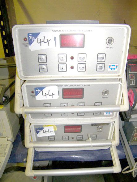 3x Sigmor 100 conductivity meters - Located at PP...
