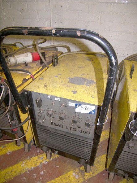 ESAB LTG350 portable welder, 350A - Located at BAE...