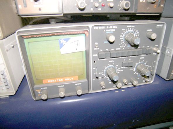Philips PM3232 0-10MHz dual channel oscilloscope -...