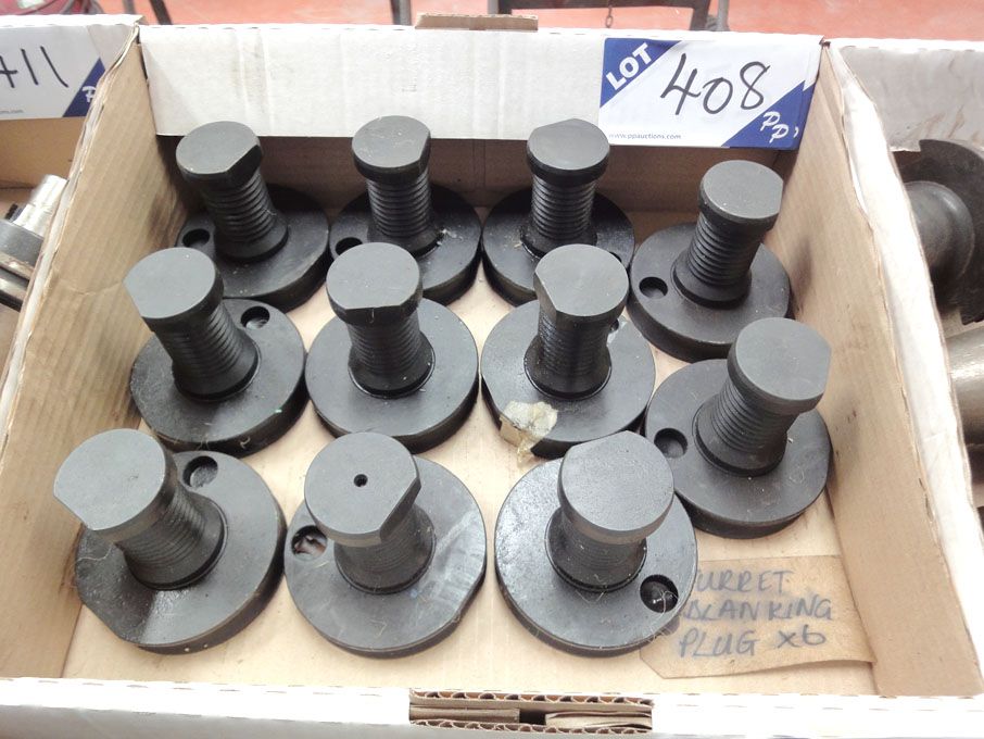 11x turret blanking plugs  - Lot Located at: Kings...