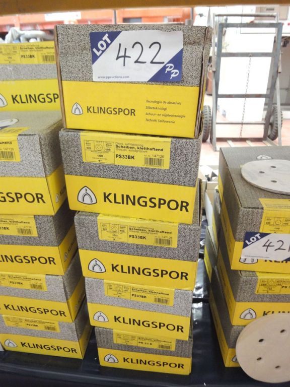 10 boxes (100 per box) Klingspor 320 Grit sanding...