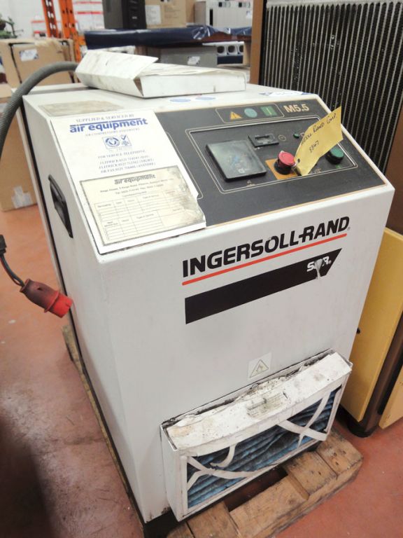 Ingersoll Rand SSRM5.5 rotary packaged compressor,...