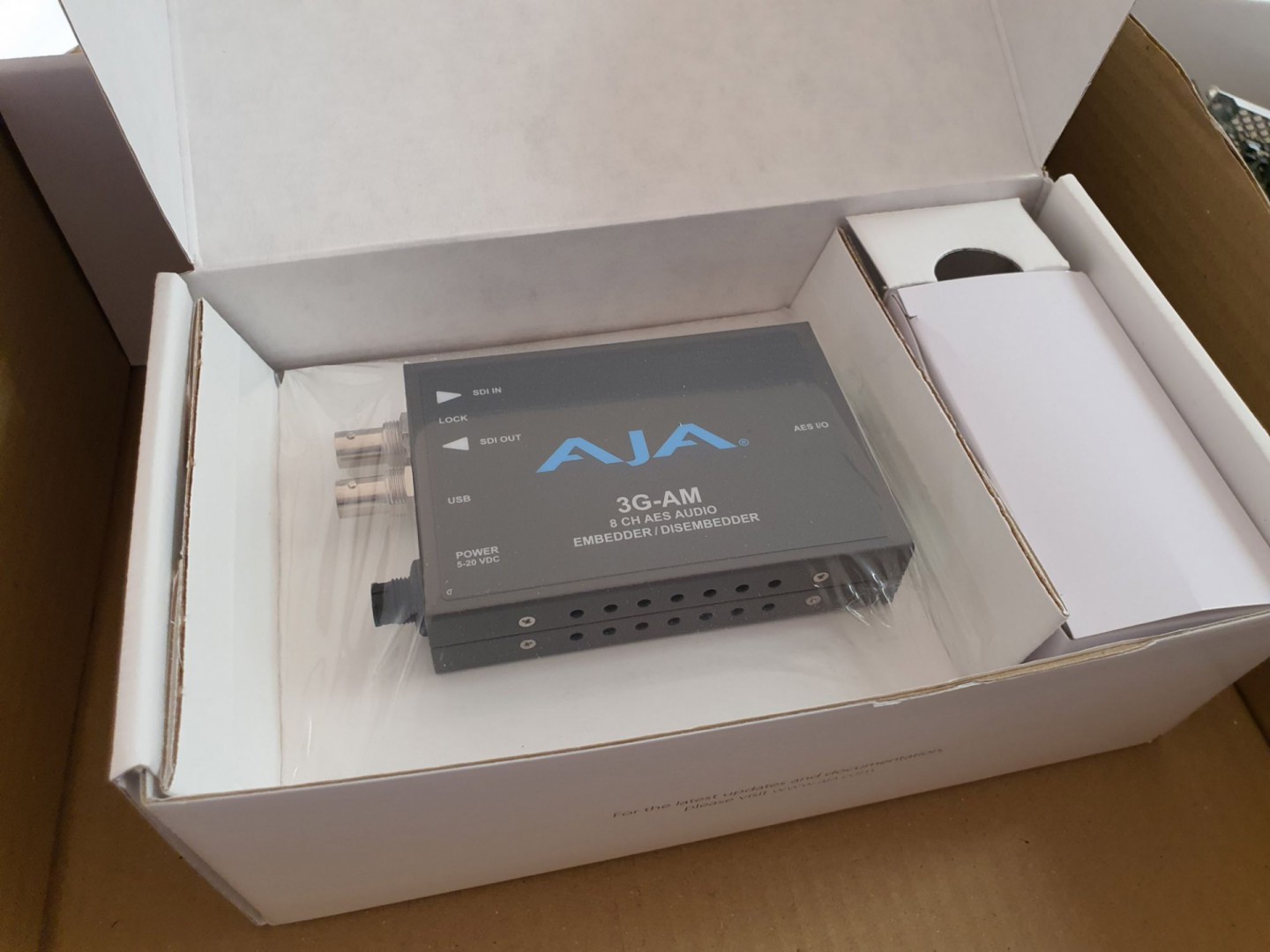 AJA 3G-AM 8ch AES Audio embedder / disembedder con...