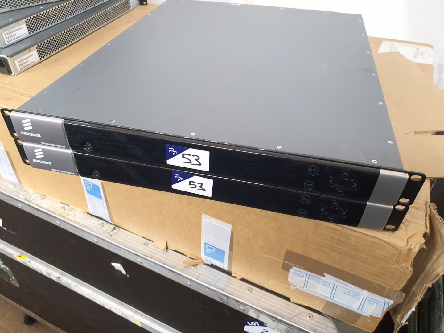 2x Ericsson video processors with 4x EN7190 HD tra...