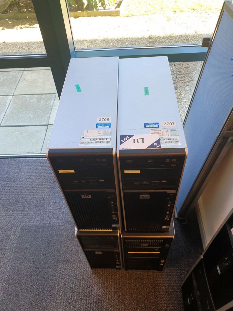 3x HP Z400 workstations, HP Z800 workstation