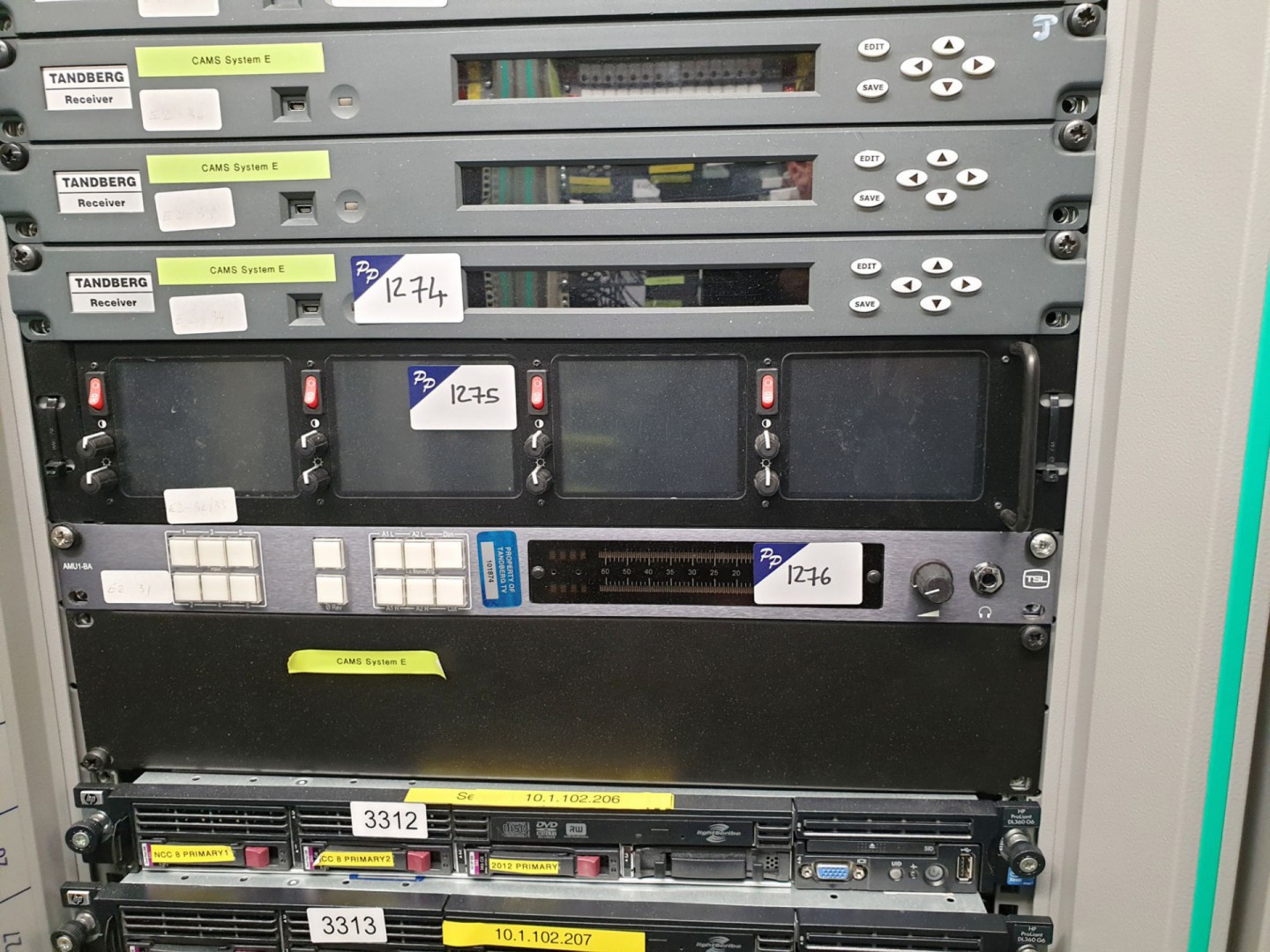 TSL AMU1-BA audio monitoring unit