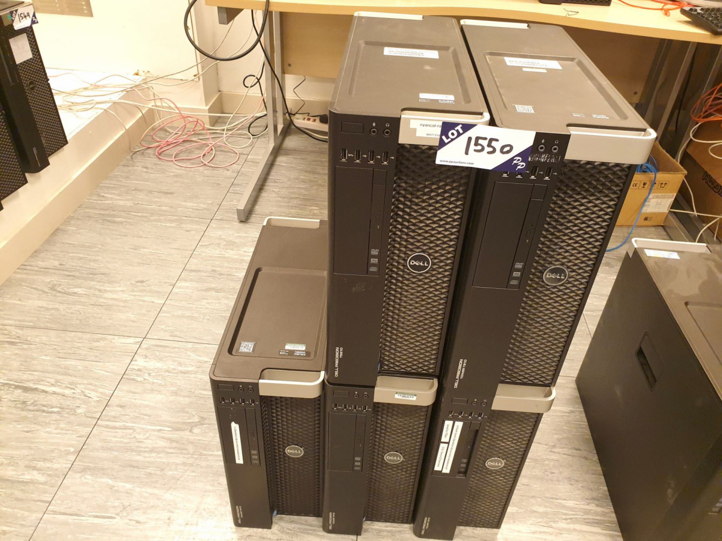 5x Dell Precision PC base units inc: T5610, T7810