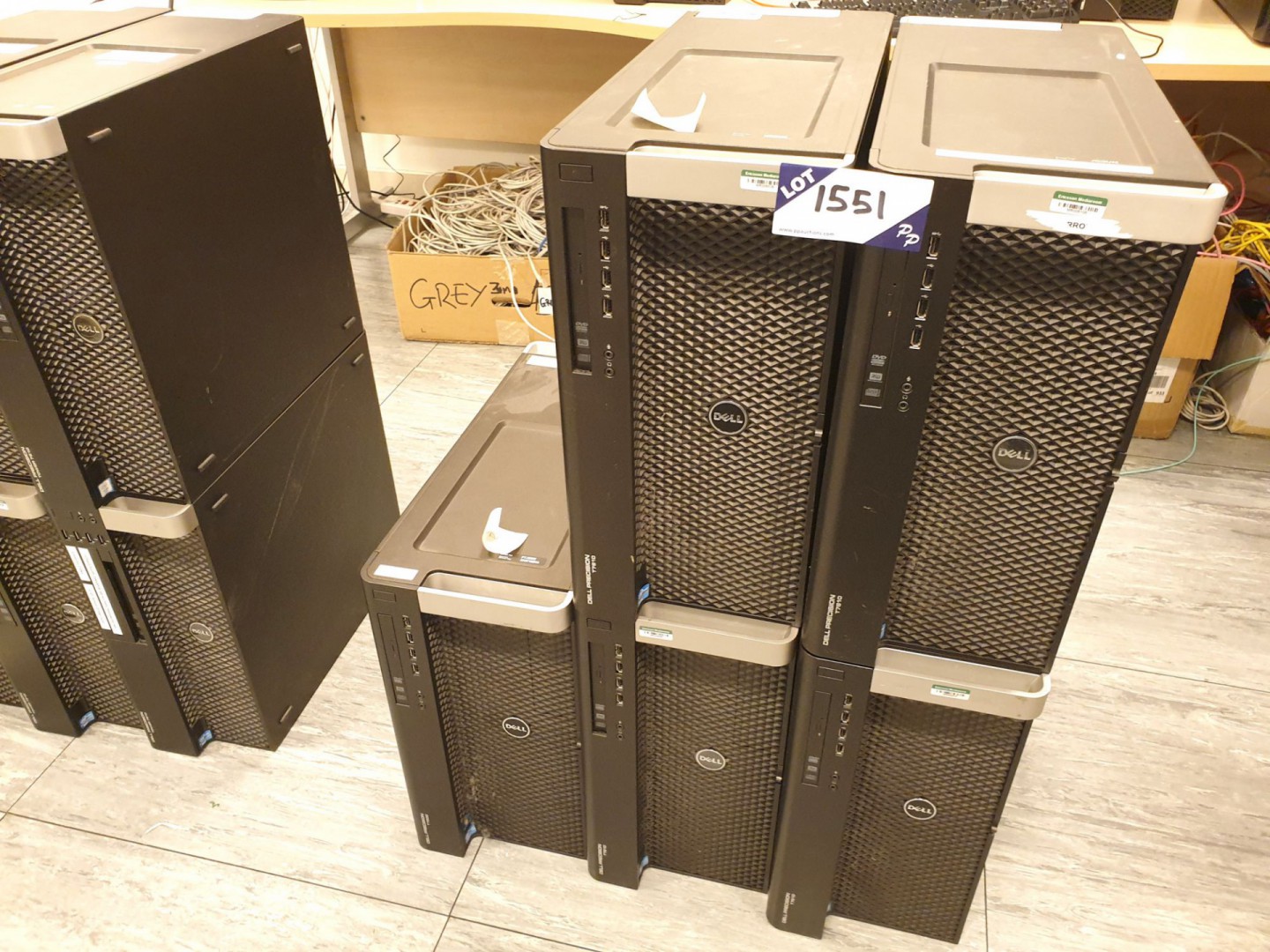 5x Dell Precision PC base units inc: T7610, T7600