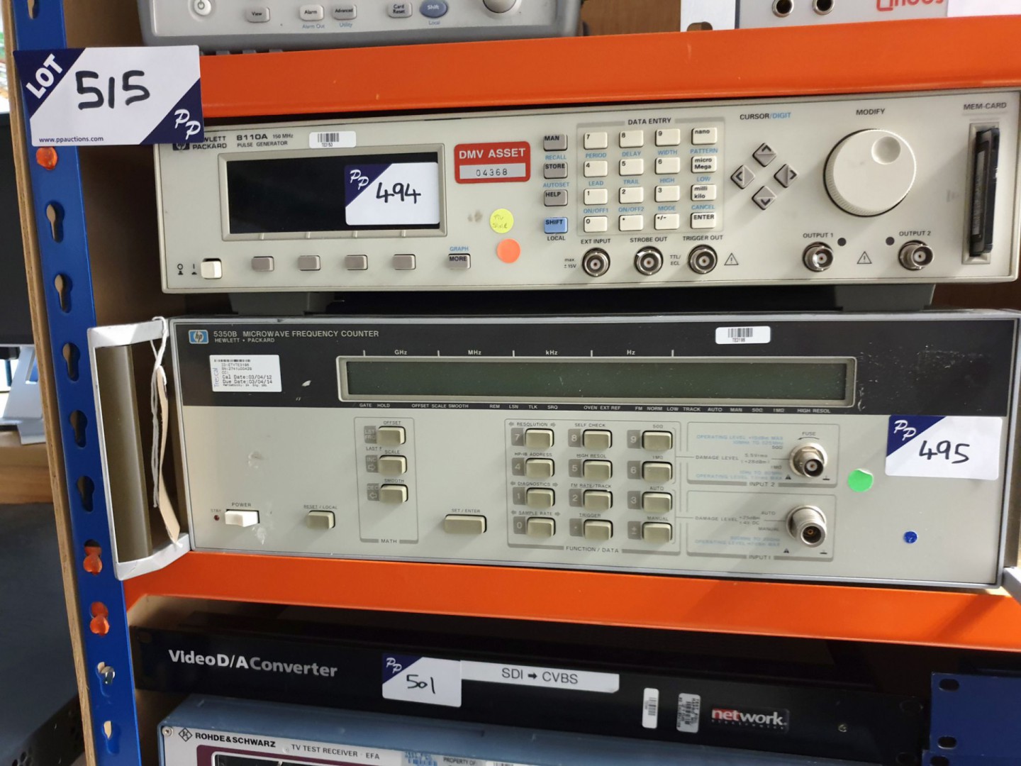 HP 5350B microwave frequency counter