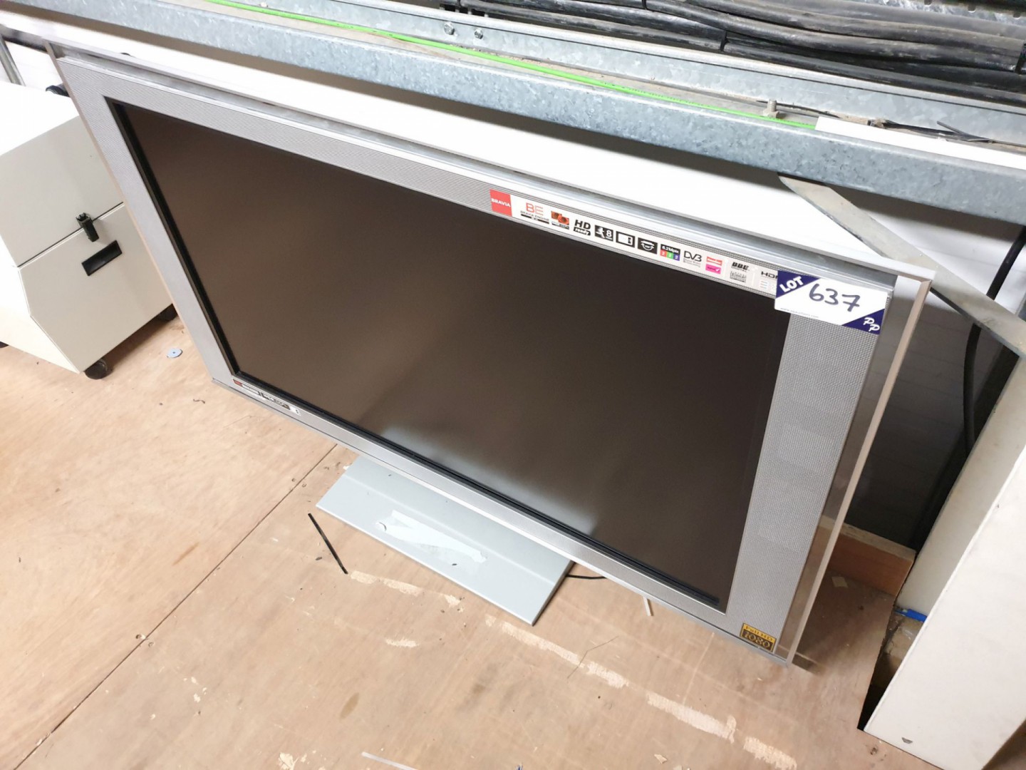 Sony KDL-46X2000 LCD TV on stand