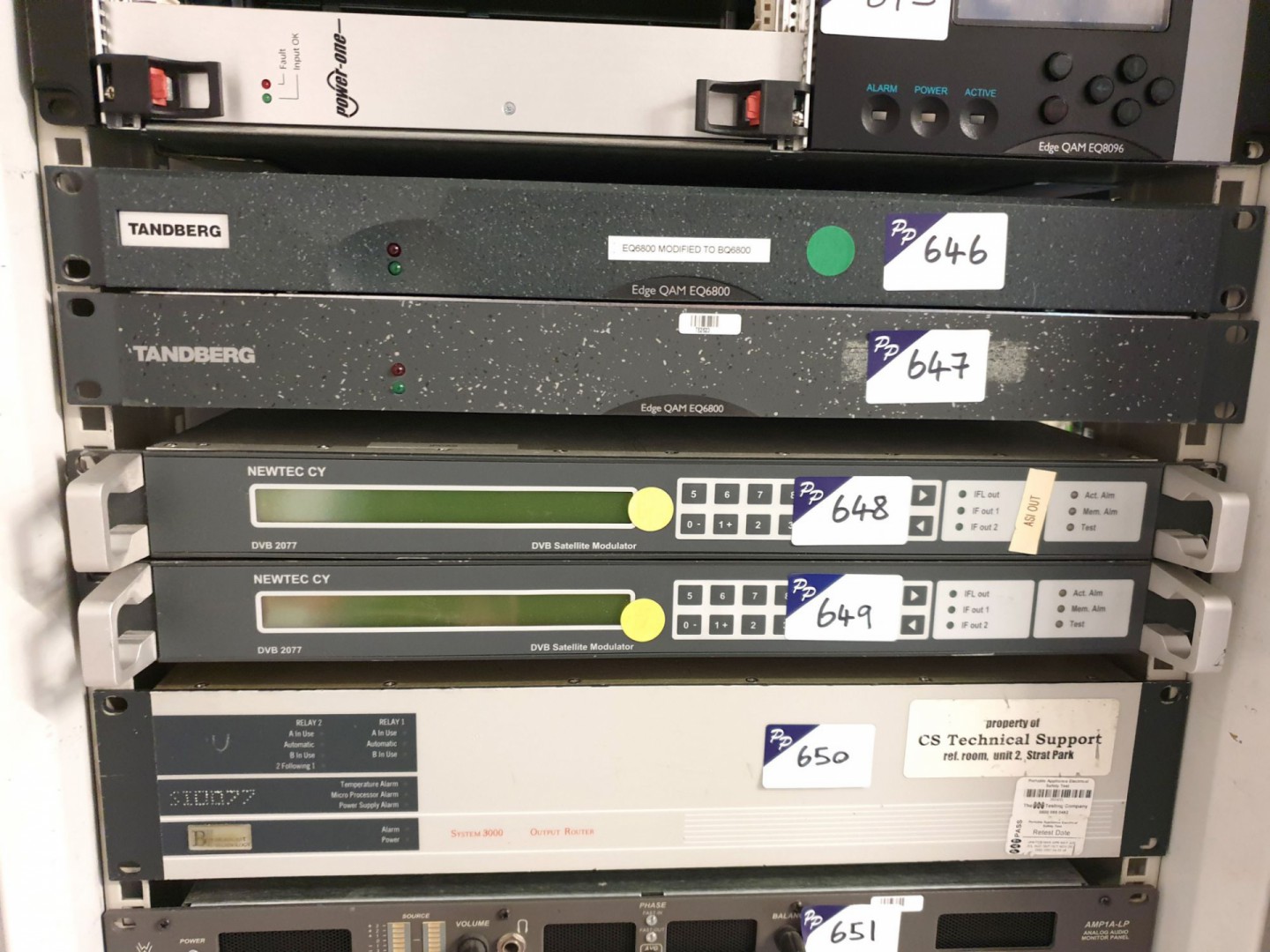 BT Broadcast system 3000 output router