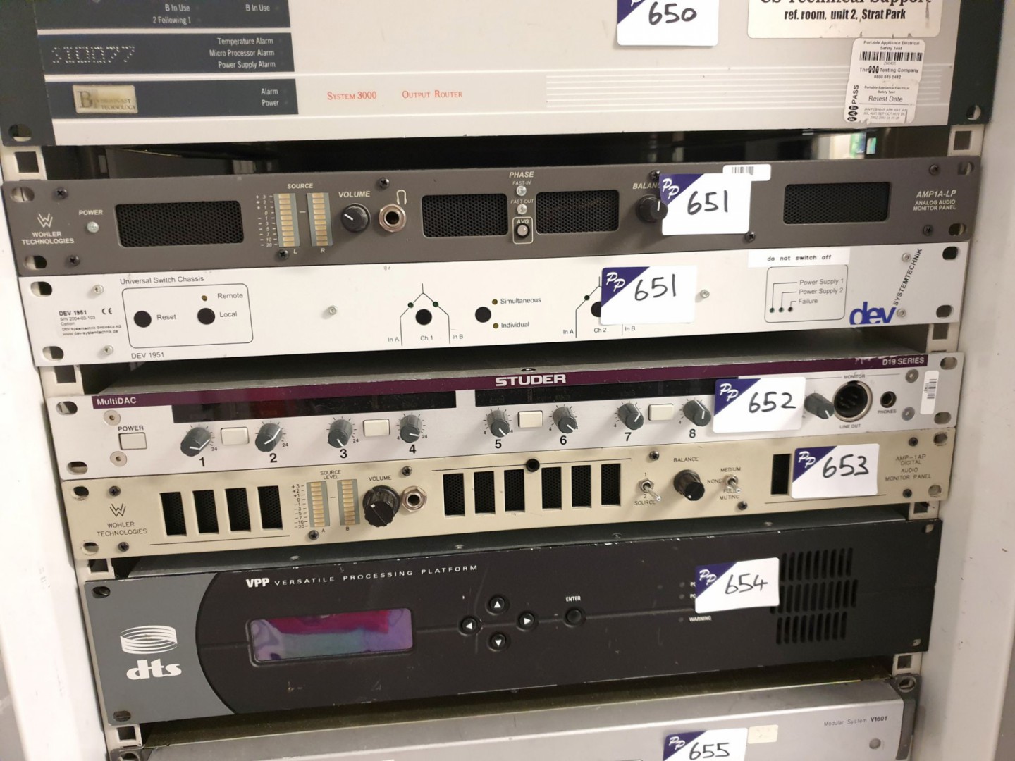Wohler AMP-1AP digital audio monitor panel