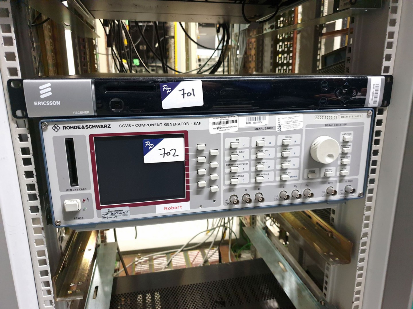 Rohde & Schwarz CCVS component generator, SAF