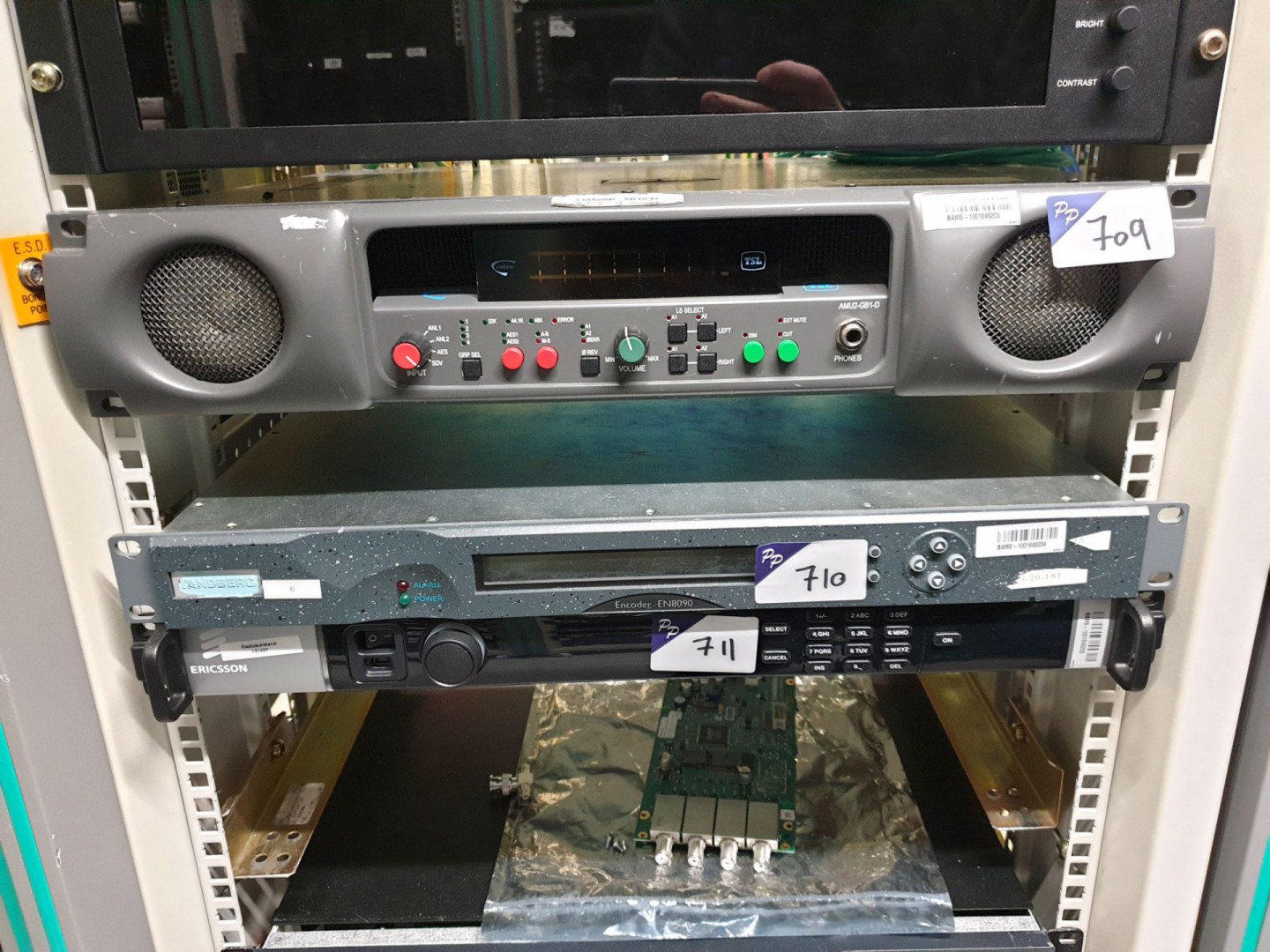 TSL AMU2-GB1-D audio monitoring panel